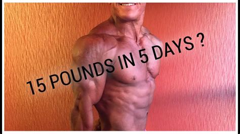 How To Lose 15 Pounds In 5 Days Youtube