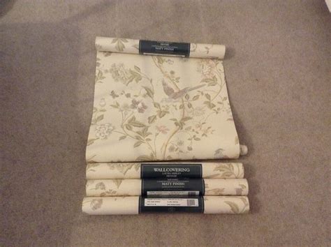 4 12 Rolls Laura Ashley Wallpaper Summer Palace Taupe In Southampton