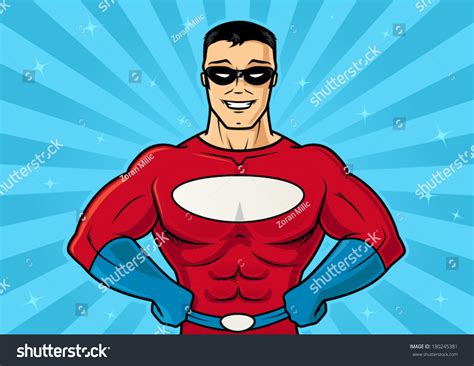 Superhero Stock Vector Illustration 180245381 Shutterstock