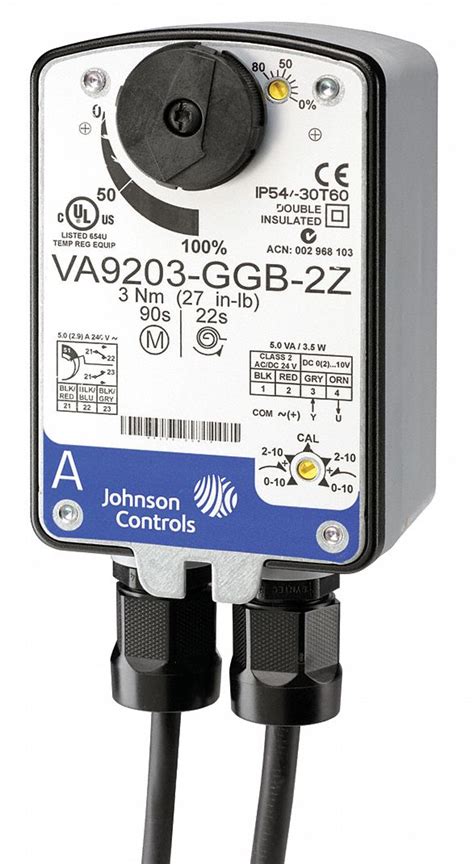 Johnson Controls On Off Electric Ball Valve Actuator 90 Sec Cycle Time