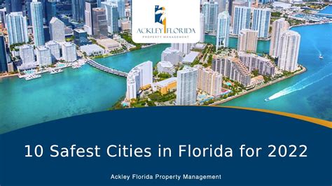 10 Safest Cities In Florida For 2022