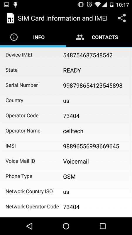 Esim is a new sim card standard that succeeds traditional, physical sim cards. Sim Card Information and IMEI for Android - APK Download