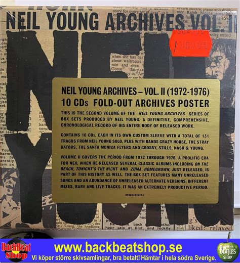 Neil Young Archives Vol Ii 10 Cd Box 453608227 Backbeat På