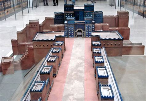 Ancient Near East Architecture 2000 540 Bc Model Of Ishtar Gate 8