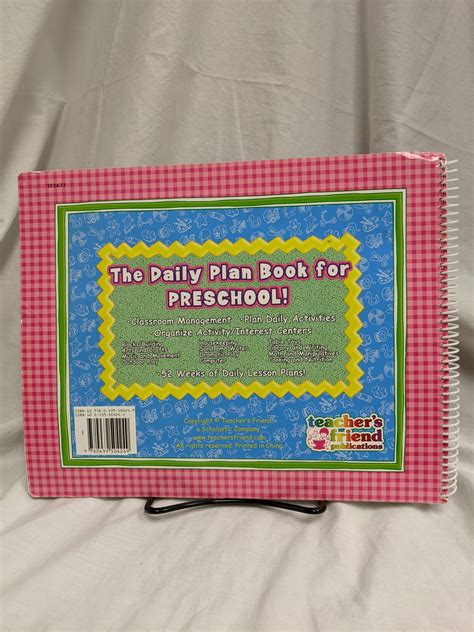 The Daily Plan Book For Preschool Scaihs South Carolina Association