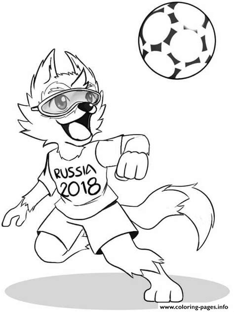 There are 32 teams in this world cup, which are divided into 8 groups, each group contains 4 teams. FIFA World Cup 2018 Russia Mascot Coloring Pages Printable