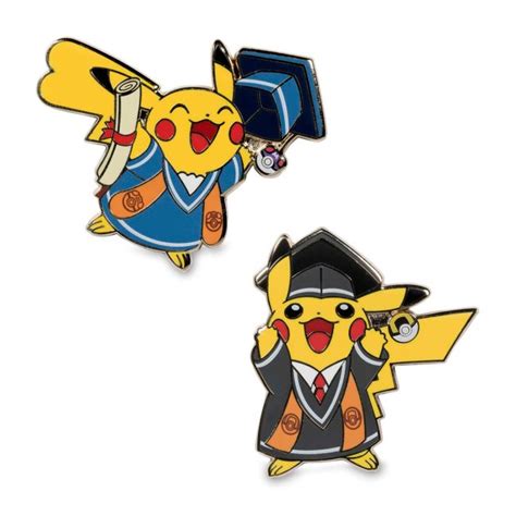 Graduation Pikachu Pokémon Pins Now Available At The Pokémon Center