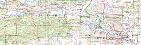 Elevation Map Of Arkansas Oconto County Plat Map