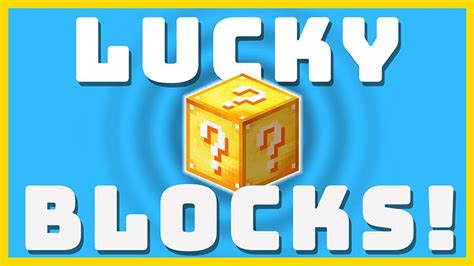 Lucky Blocks By Chewmingo Minecraft Marketplace Map Minecraft