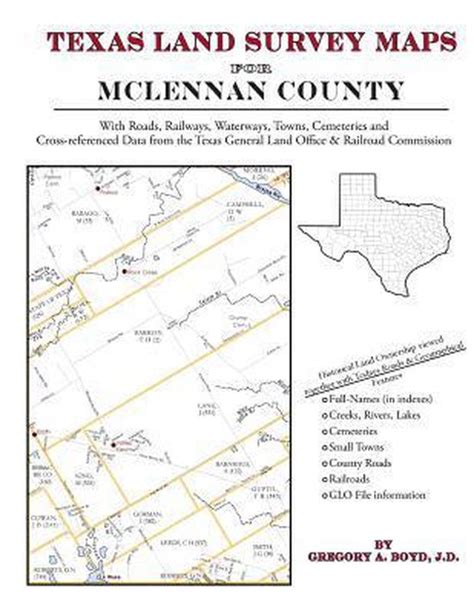 Texas Land Survey Maps For Mclennan County 9781420351620 Gregory A