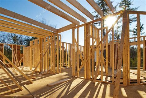 Framing Of A New House — Stock Photo © Sonar 8192734