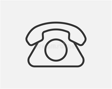 Phone Icon Vector Illustration Call Center App Telephone Icons Trendy