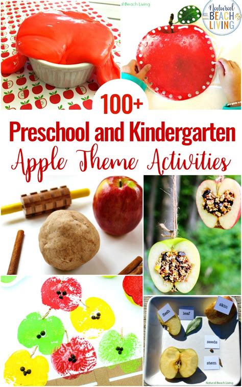 100 Preschool Theme Apple Activities And Lesson Plans Natural Beach