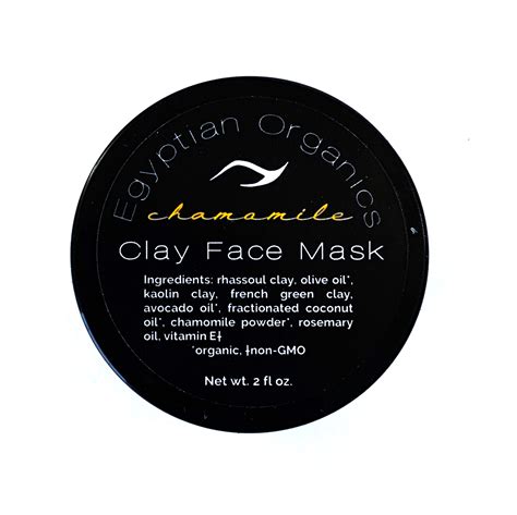 Clay Face Mask Chamomile Egyptian Organics