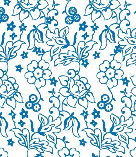 Free Simple Blue Flower Pattern Background Vector Titanui