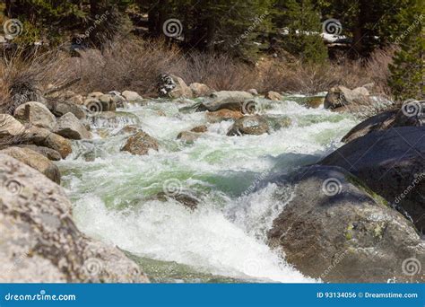 Sequoia National Park Marble Fork Of The Kaweah River Stock Photo