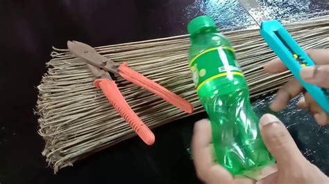 Easy Broom Binding With Plastic Bottlehow To Make Broom At Homejharoo