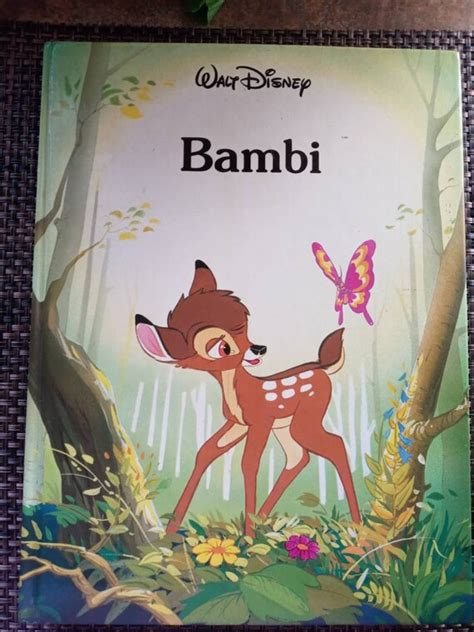 Bambi Book Disney Book Free Domestic Shipping Etsy