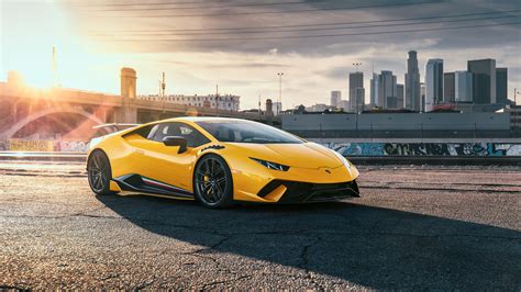 Download 3840x2160 Wallpaper Lamborghini Huracan Yellow