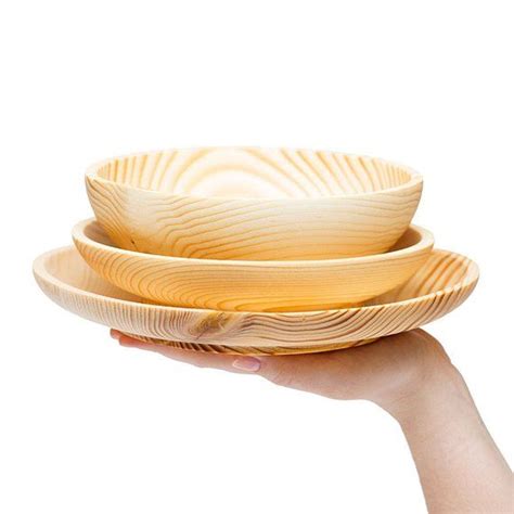 Check spelling or type a new query. Dinner service Wooden Plates of Siberian FIR-TREE wood SET ...