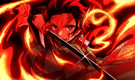 Tanjiro Wallpaper Hd Tanjiro Demon Slayer Dance Of The Fire God Hd 4k