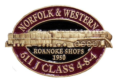 Norfolk And Western Nandw 611 Locomotive Lapel Pin Brooches And Pins
