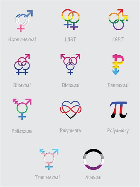 Sexual Orientation Symbols And Flags Stock Image Vectorgrove Royalty Free Vector Images