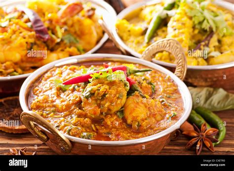 Indian Food Specialties Stock Photo Alamy