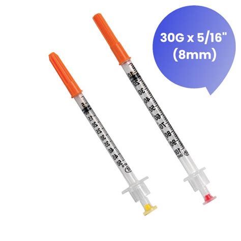 Vanishpoint Insulin Syringe Half Unit 30g X 316 5mm 05ml