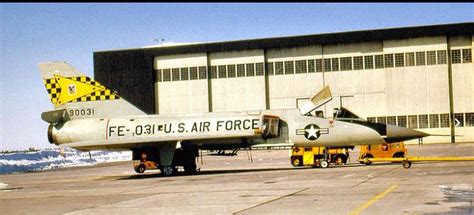 Usaf Convair F 106a Of The 27th Fighter Interceptor Squadron At