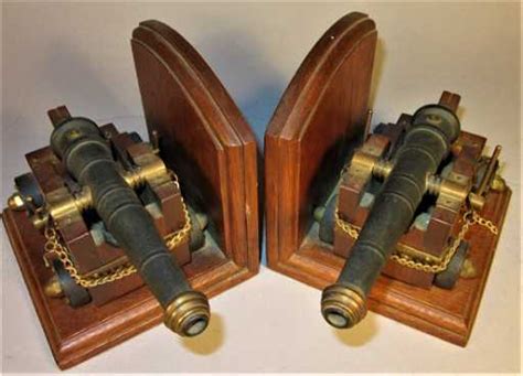 Pair Of Cannon Bookends