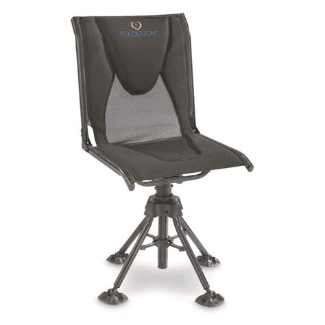 Bolderton 360 Comfort Swivel Hunting Blind Chair 300 Lb Capacity