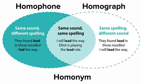 Homophones Homonyms And Homographs Whats The Difference Papertrue