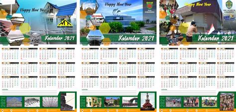Aneka Model Desain Kalender Dinding 2021 Free Cdr
