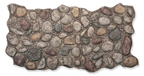 Lovely river rock fireplace and some holiday inspiration for the vacation mountain home ~~look at that fireplace! Multicolor River Rock | Faux stone panels, Faux stone ...
