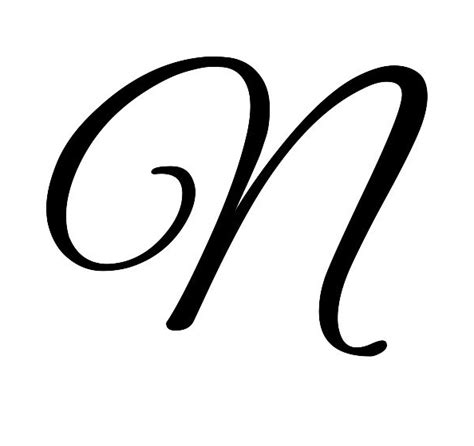 Cursive N Cursive Alphabet Hand Lettering Alphabet Printable