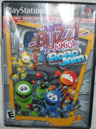 Buzz Junior Robo Jam Sony Playstation 2 2008 Cib Complete Video Game