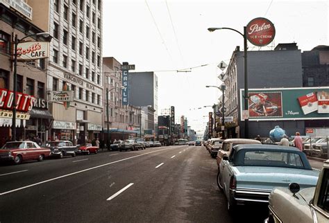 Granville Street Monday 27 September 1965 Source City Of Vancouver