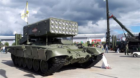 The Russia Ukraine War Russia Unleashes Its Tos A Rocket System