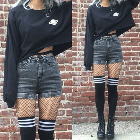 Vintage Grunge Saturn Outfit Aesthetic Clothes Grunge Outfits Fashion