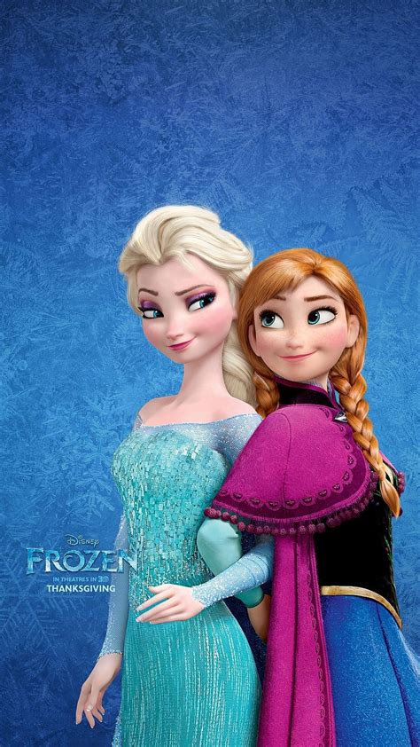 Frozen Movie Frozen Sisters Animated Anna Elsa Hd Phone Wallpaper Peakpx