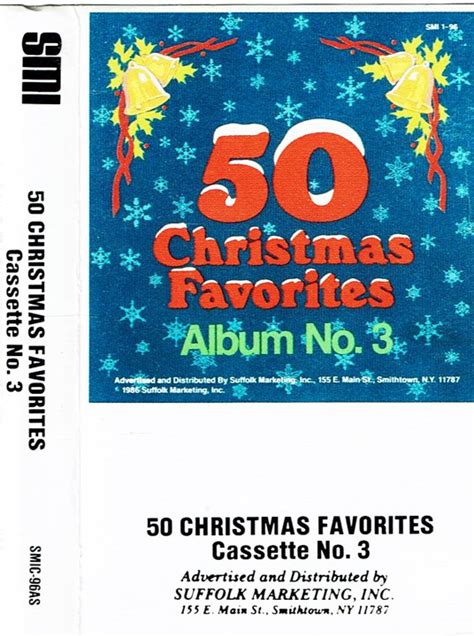50 Christmas Favorites Album No 3 1986 Cassette Discogs