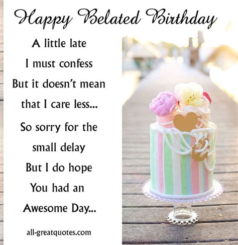 Free Belated Birthday Cards‎ Share On Facebook Happy Belated Birthday