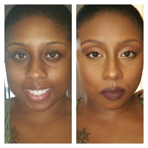 Makeup Before And After Brown Skin Melanin Aftican American Instagram