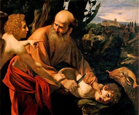 The Sacrifice Of Abraham Offer Son Isaac Faith God Painting By