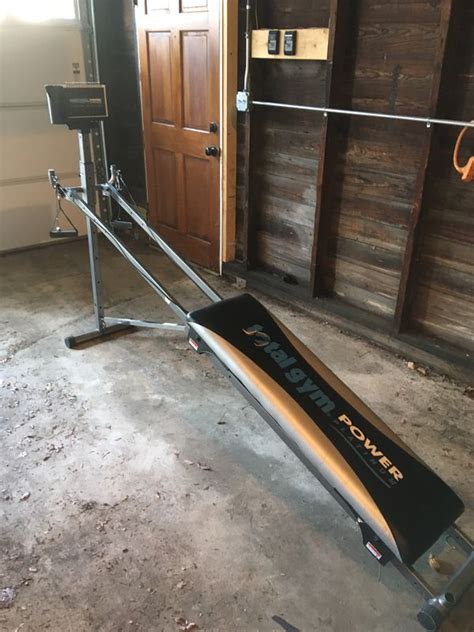 Total Gym Power Platinum W Pull Up And Ab Attachments For Sale In