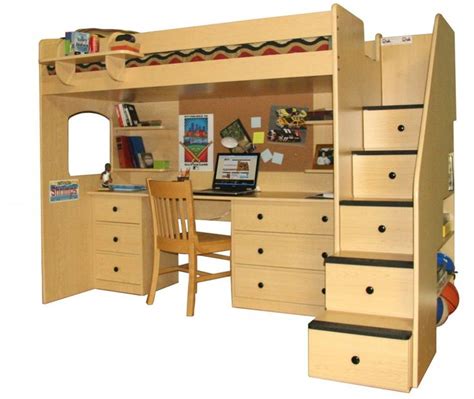 Loft beds for low ceilings. 1000+ images about Full Size Loft Bed with Desk on ...