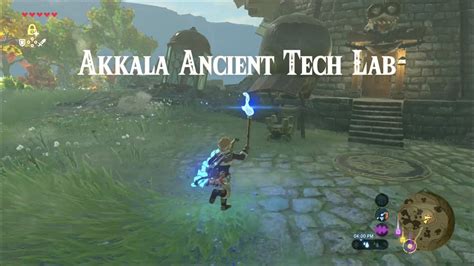 Zelda Breath Of The Wild Akkala Ancient Tech Lab And The Blue Flame