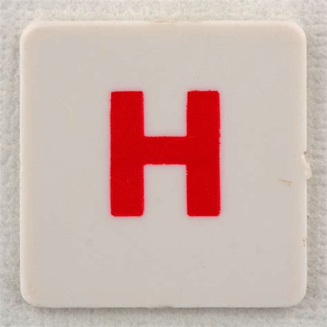 Hangman Tile Red Letter H A Photo On Flickriver
