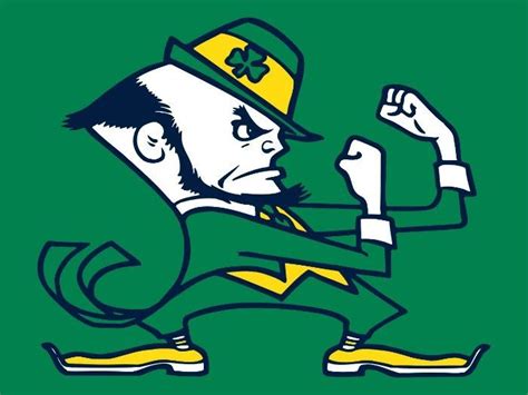 University Of Notre Dame Fighting Irish Mascot Notre Dame Leprechaun